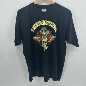 Dropkick Murphys World Tour Signed & Sealed In Blood T-Shirt Black USA Tag XL